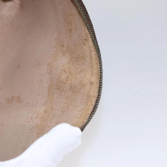 LOUIS VUITTON Monogram Trousse Demi Ronde Cosmetic Pouch M47520 LV Auth 109998 - Picture 11 of 14